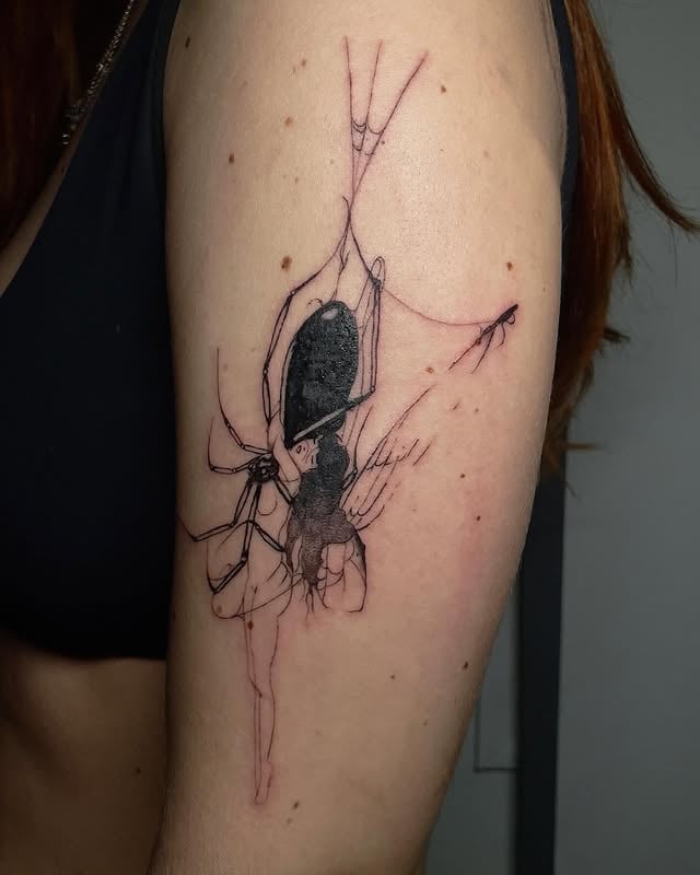 new tattoos🕷️🦇 by @valentina.schulz