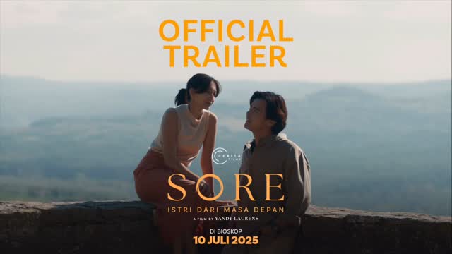 Official Trailer Film SORE: ISTRI DARI MASA DEPAN. Apa jadinya kalau pasangan kamu datang dari masa depan dan mau mengubah hidupmu?Film Sore: Istri dari Masa Depan, tayang mulai 10 Juli 2025 di bioskop Indonesia.#Sore #FilmSore #SoreIdaman #IstridariMasaDepan by @sheiladaisha