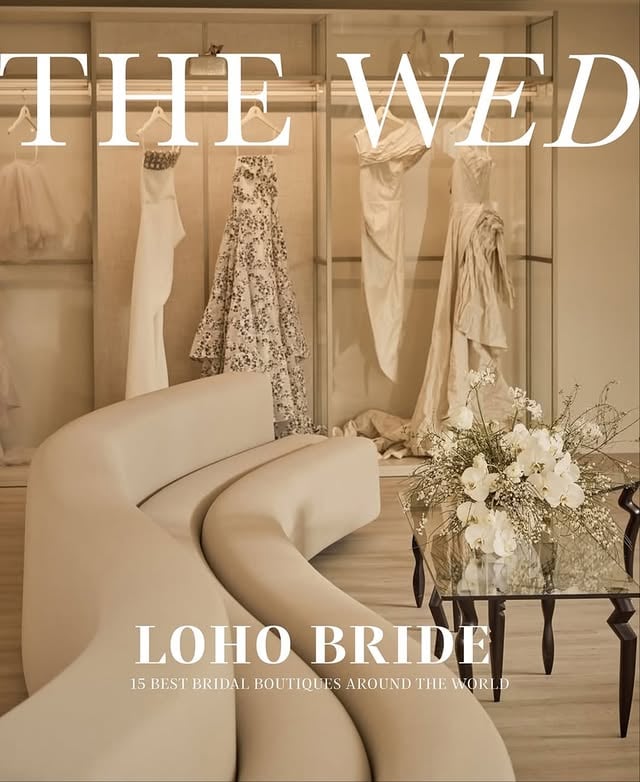 So honored to be named one of the 15 best bridal boutiques in the world by @thewed! Here’s to our LOHO brides and the incredible designers who make it all possible.#bridalboutiques #bridalshop #bridetobe #brides #labride #fashionbride by @loho_bride