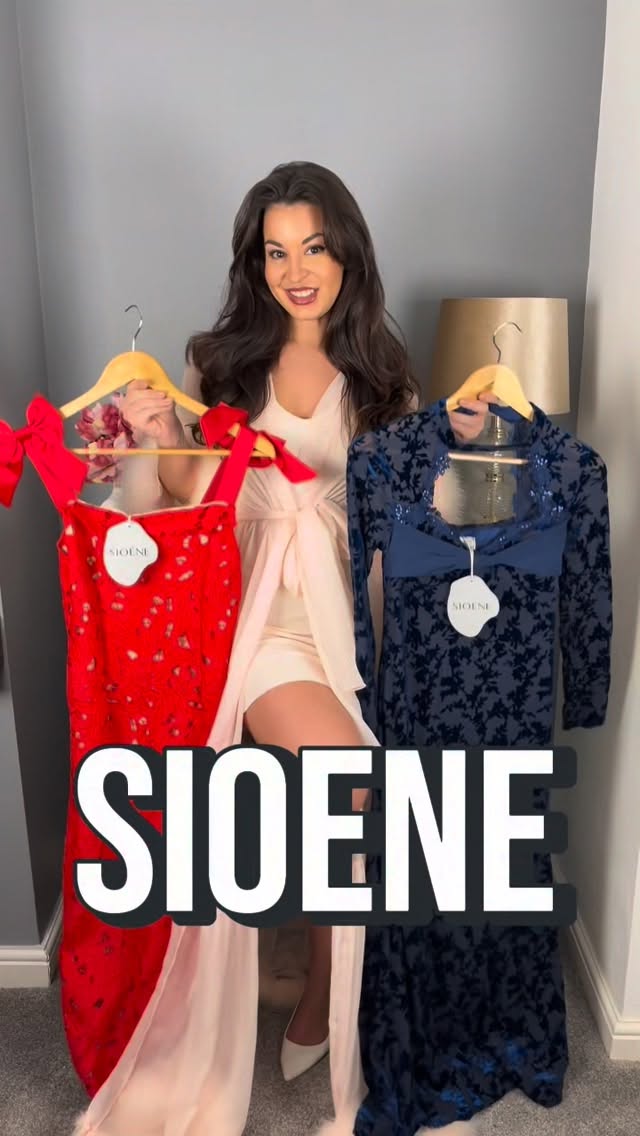 ❤️ Valentine’s Day looks that actually wow. 💃Red lace or navy velvet… which @sioene.official dress would you wear for the ultimate romantic night out?✨ Red lace bow-shoulder midi: flirty, elegant, figure-hugging perfection✨ Navy floral velvet maxi: luxe, sophisticated, effortlessly romanticPerfect for date nights, Valentine’s dinners, or any occasion where you want to feel unforgettable.💌 Your move: Save this reel for inspo, comment ❤️ for red or 💙 for navy, and follow [ @styledby.karin ] for more UK fashion inspo, dreamy date-night outfits & event-ready looks.#UKFashionBlogger #ValentinesDayStyle #DateNightLooksUK #EventDressInspo #SioeneFashion