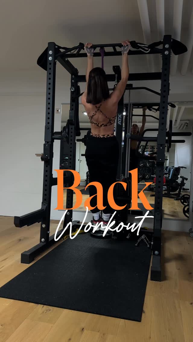 Back Workout zum NachmachenJede Übung 3× 8–12 Wiederholungen – Let it burn 🔥