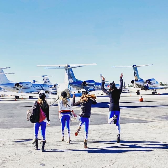 On our way to Aspen!!! Yay!! #privatejet #aspencolorado