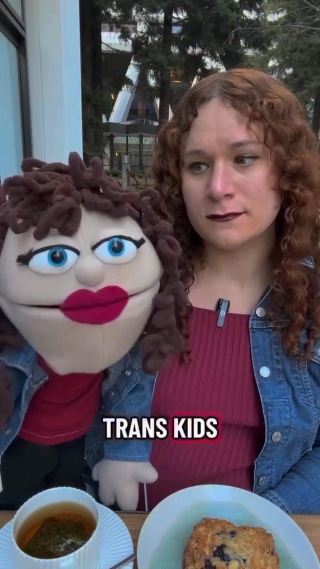 When a puppet outsmarts a human being. by @clown_repellent