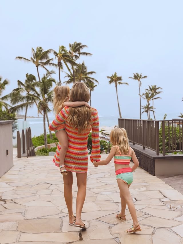 raising beach babies one island at a time 🌺🐚huge shout out to @beachriot for the trip of a lifetime! it was such an honor to be invited and get to experience the beautiful island of Hawaii with my girls. from lei making, to hula dancing, to going down the slide over and over (while looking fabulous, I must say), we made core memories I will cherish forever. all the outfits from our trip are linked on my LTK! use code JESSICAC10 for 10% off
