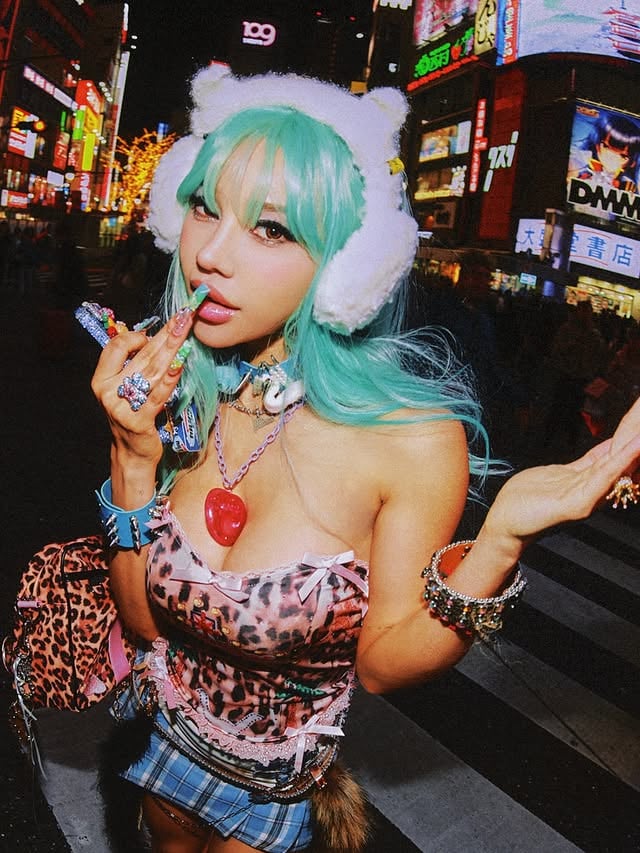 Living my anime gyaru dream .. <3˚✧₊🩵🩵🩵..I got to experience a full anime gyaru transformation photoshoot with @ppgalclub and it was SO fun.💘They take care of everything , hair, makeup, styling and the photoshoot so you can fully step into your gyaru fantasy ✨Such a unique experience and I loved every second of it💘💘活在我的動漫辣妹夢裡 💖這次體驗了 動漫辣妹變身攝影，真的超級好玩！從髮型、妝容、造型到整個拍攝都幫你準備好，可以完全沉浸在自己的辣妹幻想世界裡 ✨真的是很特別的體驗，每一刻我都很享受。🫦 by @midoritakechi