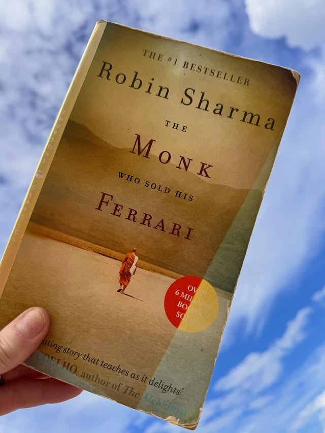 HAPPY EASTER TO YOU ALL 🐣💗🐥I picked up this wonderful book by @robinsharma at a sharing book shelf in Bondi, it’s truly been a timely gift for me 😀There are some changes I need to make in my life and reading this book has inspired me to do so. I wanted to share this top tip over this Easter, a time of new beginnings, for anyone else in a similar situation, who is looking for wisdom and reassurance so they can improve their lives, even just a teeny weeny bit. It’s not a heavy read, it’s written like a conversation, so very easy to digest. It’s not a new book, and I’m sure many of you have already turned the pages and learnt about Julian Mantle’s life changing experience. But just incase I wasn’t the only one late to the party I wanted to share it. If you have a book that has made a lasting impression on how you live your life can you also share? Thank you 💐🌷🌺#happyeaster #the monkwhosoldhisferrari#sharethe knowledge #sharethelove by @carolinebarnesmakeup