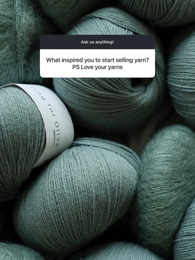 We got this question the other day.The short answer is: we couldn’t find what we were looking for.The long answer is everything you just read. Thank you for asking 🤍#knitting #knittingcommunity #yarnaddict #knittersofinstagram #knittingforolive