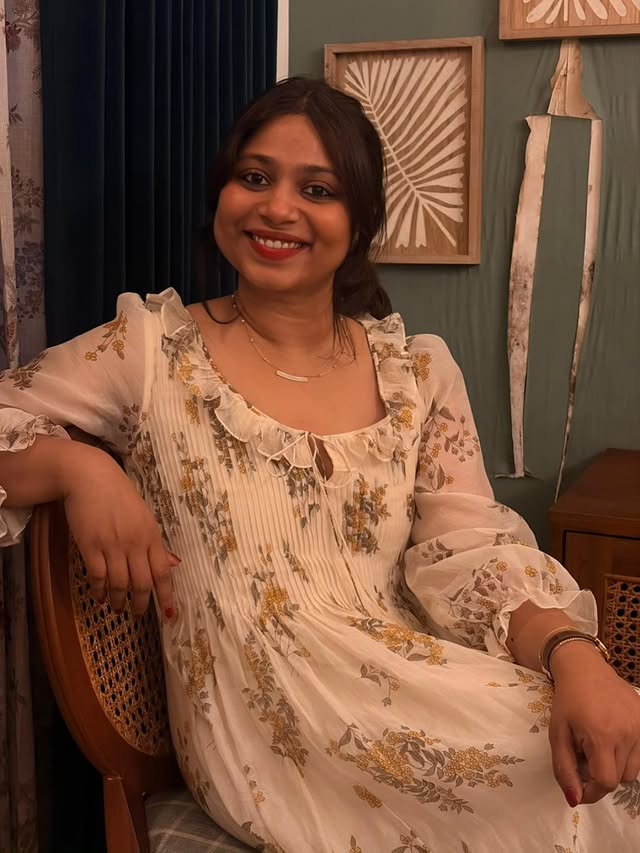 The founder's pick- Mul chanderi in bloom, light as air and just right for summer🌼.( Summer collection, Mul chanderi dress, womenswear ) by @alka.hari