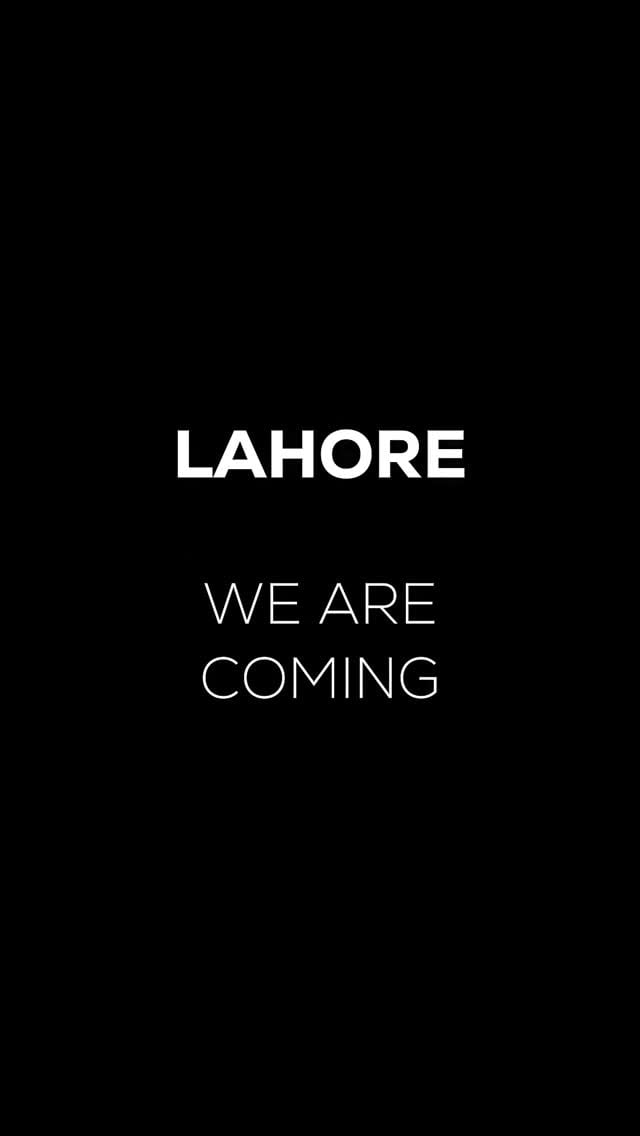After all the love and requests, we’re finally coming to Lahore! Stay Tuned. by @iambabarzaheer