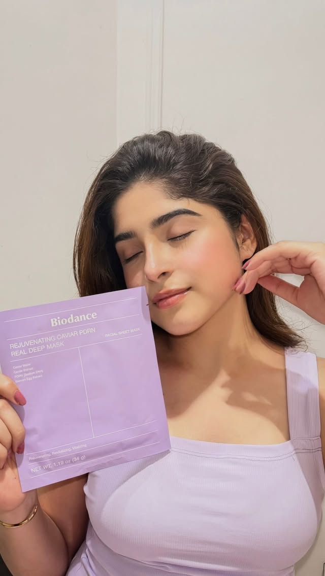 Some skincare adds glow. Some actually repairs. Caviar & PDRN known for deep skin regeneration, now in a single mask, introduced by @biodance_in Minimal steps. Maximum impact. Now on Nykaa as a newly launched premium mask (introductory offer live). Comment “LINK” to explore 💌 #PDRNmask #koreanskincare #luxuryskincare #glowseason #kbeautyindia