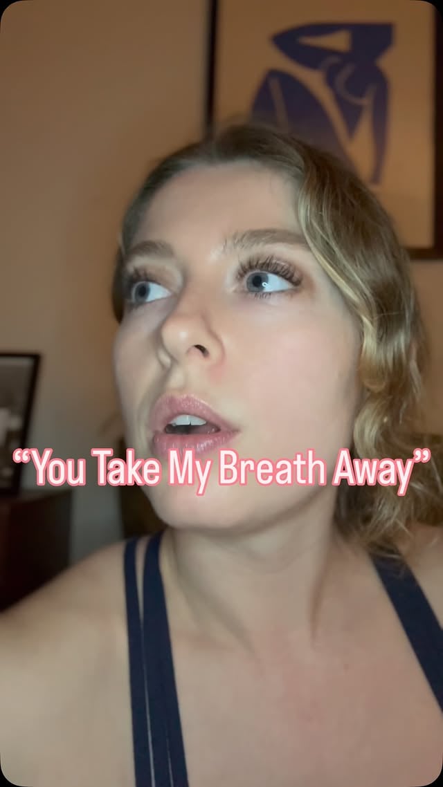 You take my breath away but in a literal sense...#comedy #datinghumor #badatlove #crashout #doingmybest by @rebeccareingold