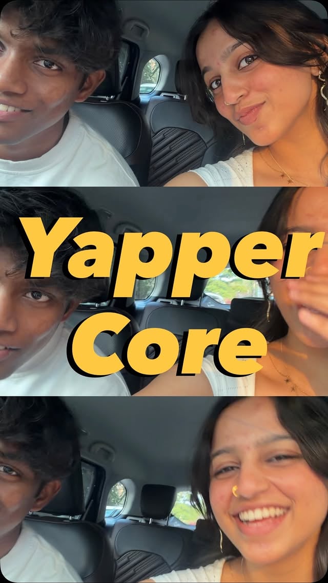 Yapping is an art✨. We are the artists😋..The art of yapping is a strangely underrated performance skill—the ability to talk endlessly, confidently, and often about absolutely nothing, yet still hold attention like it’s something important. A true yapper doesn’t fear silence; they bulldoze through it with half-formed thoughts, dramatic tangents, and unnecessary details that somehow circle back to nowhere. It’s not about making sense—it’s about momentum, rhythm, and the illusion that something meaningful might be coming if you just keep listening a little longer. The magic lies in commitment: saying everything with conviction, even if the sentence started in one direction and ended in another dimension. In a world obsessed with clarity and brevity, yapping is chaotic resistance—proof that sometimes, talking nonsense continuously is less about communication and more about pure, unfiltered expression.#yap #relatable #funny #fyp #talking by @vinuthnaa_