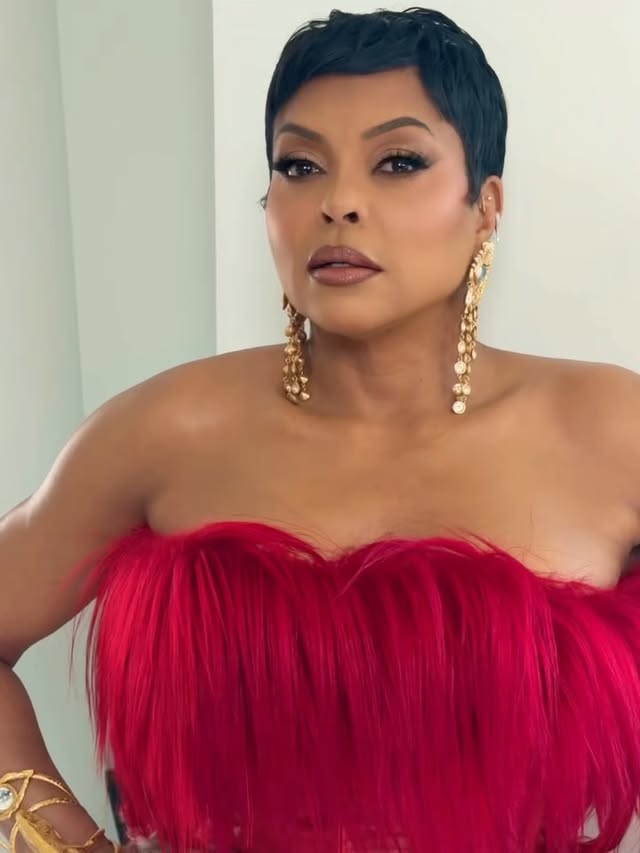 Glam on @tarajiphenson for @thewebbyawards ❤️‍🔥Makeup by meHair @ursulastephen Stylist @kollincarter #tarajiphenson by @missangiemar