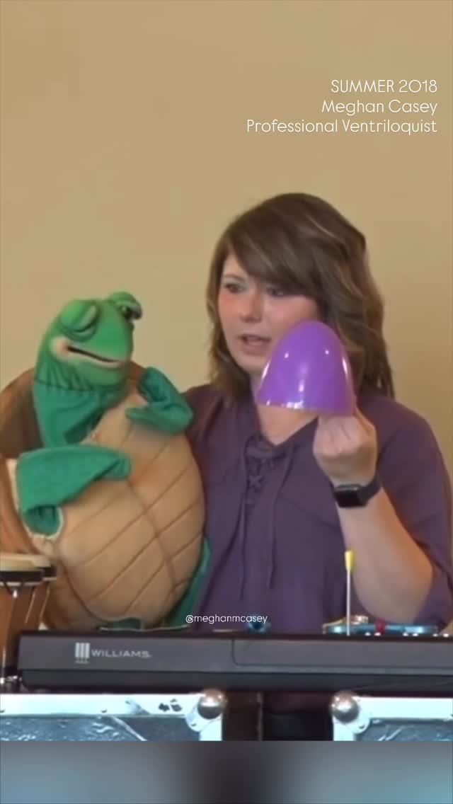 Crush and Aidan have ALWAYS been a crowd favorite! 🤩This is from my 2018 Show, “Rock n’ Read!” It’s crazy watching back to this and seeing all the changes I’ve tweaked as a performer over the years to improve. This was filmed in Rifle, CO at the Rifle Public Library! #performer #comedy #ventriloquist #funny by @meghanmcasey