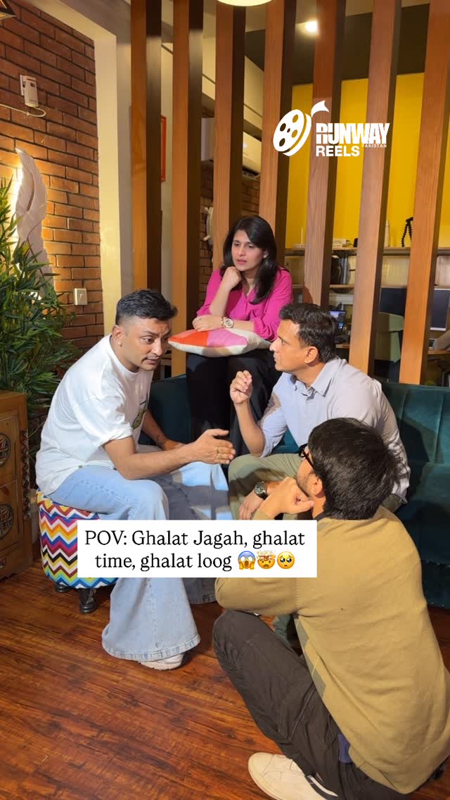Jab ghalat Insan, ghalat baat karday 😤🤯😬Ft: @naveedazhar | @mashalamirali Guest: @iambabarzaheer #runwaypakistan #runwayreels #runwayadvertisingpakistan [ funny reels, funny memes, viral reels, friendship goals , runway pakistan ] by @iambabarzaheer