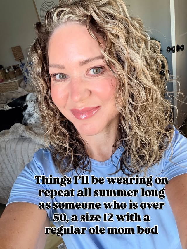 *COMMENT LOVE522 TO SHOP*Some things I’ll be wearing on repeat this summer and I think you’ll love them too. Sizing is listed on each post in my Amazon storefront. Follow me @ironmom40 for more midsize fashion inspo and to shop my looks. #summeroutfits #over50 #size12