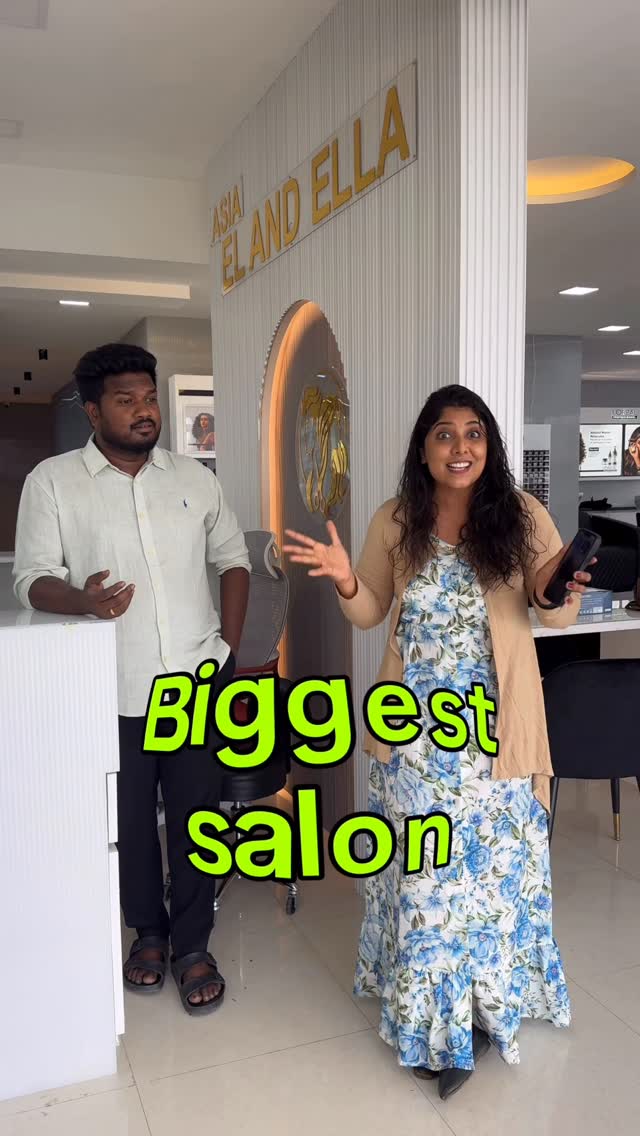 Asia biggest salon @asiaelandella at NRI layout K R Puram .Inaugural offer ,if u take 1000 rs and above service for first time ,1000 rs off on total bill on ur next services, Be a member by paying 9999/ rs and anyone family or friends can avail 15,000 worth service under that membership.Too spacious , aesthetic tooGood staff , very nice service , I took relaxing services such as ,head massage ,pedicure ,I really loved the service .do visits @asiaelandella #elandellaunisexsalon #chitralpowergirl #bangaloreinfluencers #bangaloresalons #kannadaserialactress by @chitral_powergirl_25