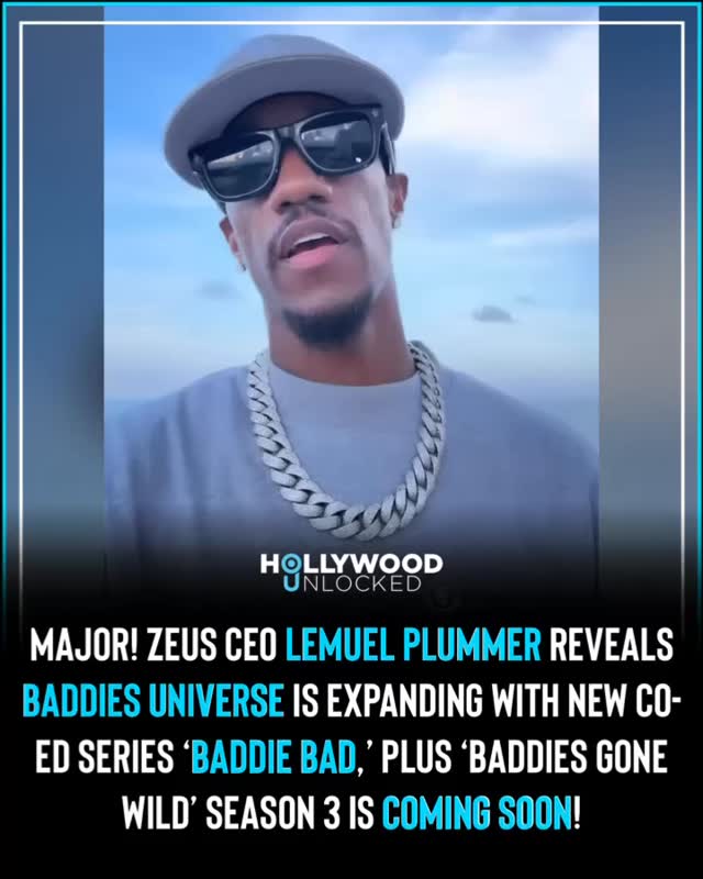 Let’s go!!! @lemuelplummer announces that the #Baddies universe is expanding with a new co-ed series called #BaddieBad Co-Ed! The Zeus CEO also revealed that season 3 of #BaddiesGoneWild is also coming soon to @thezeusnetwork! Are you ready?!