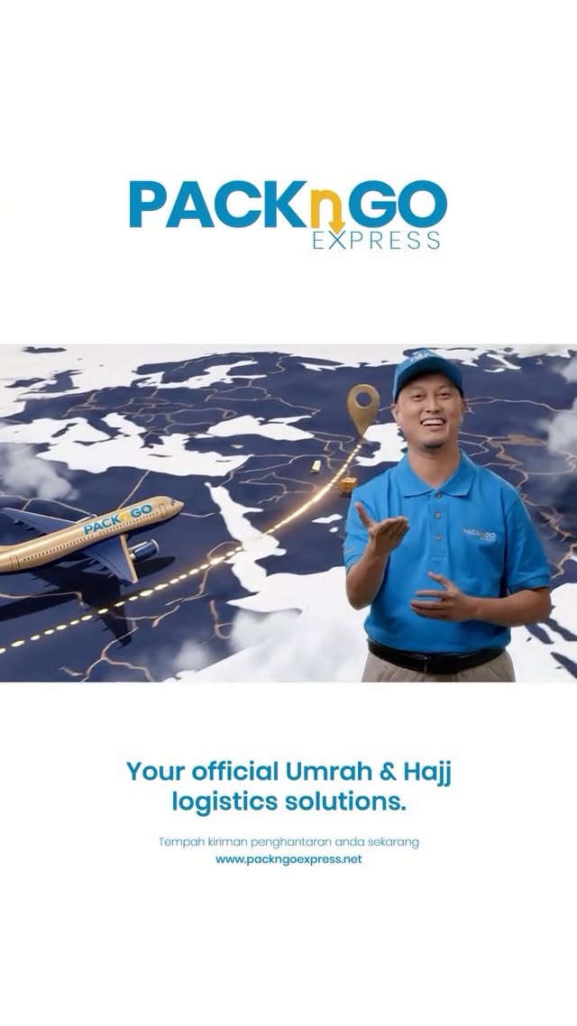 Setiap perjalanan ibadah sepatutnya lebih tenang, lebih lancar dan lebih bermakna. 🇸🇦📦Memperkenalkan Pack n Go Express — platform logistik yang direka khas untuk membantu jemaah Umrah & Haji menguruskan penghantaran bagasi tambahan dan pembelian anda dengan lebih mudah.Dari Haramain terus ke rumah anda di Malaysia.Kerana kami percaya, apabila urusan menjadi lebih mudah, jemaah boleh memberi fokus kepada perkara yang lebih penting — ibadah mereka.📩 DM kami untuk maklumat lanjutFokus Ibadah, Kami Uruskan Selebihnya. by @pijaminaz