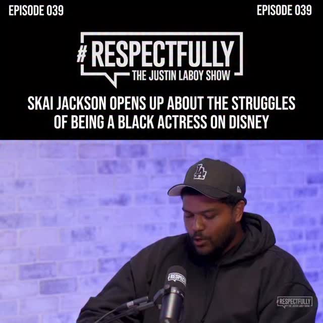 Representation is so important. #Respectfully #SkaiJacksonFull Interview Out Now: YouTube.Com/@JustinLaboy by @respectfullyjustin