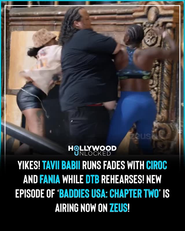 Yikes! While @diamondthebodyy rehearses, @taviibabii_27 runs fades with both @_cirocgalore and @fania_cherry! Subscribe to @thezeusnetwork to watch a new episode of #BaddiesUSAChapterTWO, streaming now, and follow @thezeusnetworkbaddies for more!
