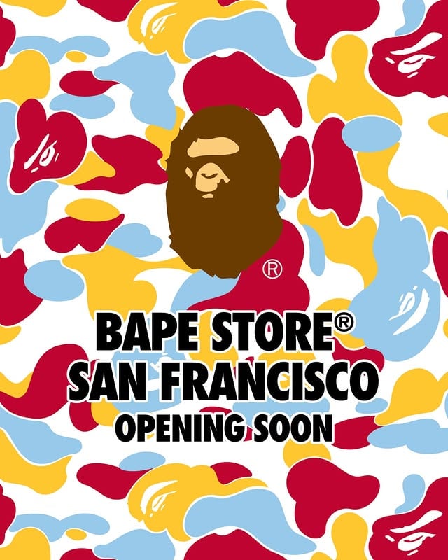 BAPE STORE®️ SAN FRANCISCO OPENING SOON#bape #bapesanfrancisco by @bape_us