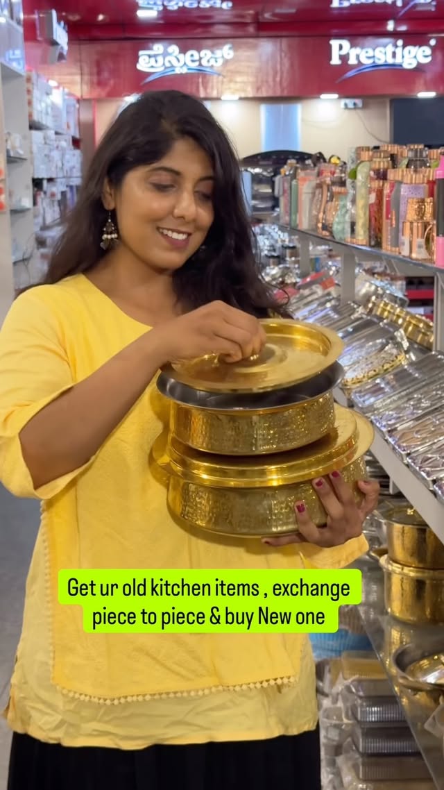 Kesariya tera ishq hai piya... 🧡 But your old kitchen appliances? Not so much! 🙈It’s time to exchange old utensil for new prestige products with the Prestige Anything for Anything Offer! Bring in any old kitchenware or appliance and get amazing discounts on brand-new, shiny Prestige upgrades.Explore our stores at - Q V.V Puram9 Nagarathpet• Dombarahalli9 Jolly Mohalla9 Magadi RoadQ RV RoadTo buy, contact us on 8073383878/6366444013, or order through our website.🍳 Upgrade your kitchen rhythm today!#PrestigeAnythingForAnything #KitchenUpgrade #KesariyaVibes #PrestigeXclusive #KitchenAppliances by @chitral_powergirl_25