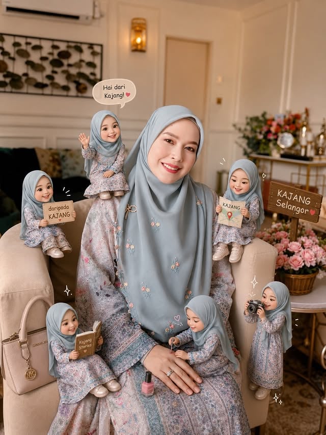 ikut trend kata. omey kan saya 😆🫣Saya drpd Kajang, awak drpd mana? hahahaSulam Mekar & Embun @minazhijabofficial tak sabaq nak ootd semua color aihhh. elok semuaa#pijaminaz by @pijaminaz