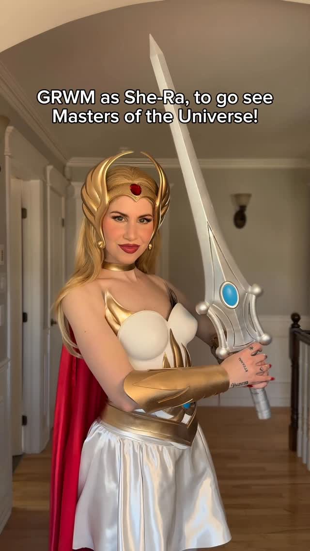Get ready with me as SHE-RA to go see Masters of the Universe @mastersmovie !! 

This build was deceivingly challenging at times but so fun to make! I love the way it turned out in the end, (even though the sword melted under the sun at one point, I got PLA in my eye and almost went blind… and I was finishing this hours before I had to leave 😅.. we don’t talk about that!) thank you you to @collectiblesinsider for 3-D printing me the crown and the sword parts and tag-teaming the sword sanding with me 🤭

Check out my sister @deceptology ‘s Teela tutorial on her page!

Thank you so much to @amazonmgmstudiosca @imminafilms for the invite! The film was amazing, full of laughs, adventure, and all that 80’s nostalgia 😎 

@mastersmovie comes out Friday!

#mastersoftheuniversemovie #sheracosplay #sheraprincessofpower #cosplaygrwm #masteroftheuniverse