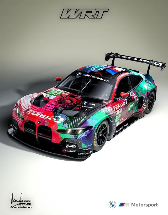 Reveal your hidden potential 🎨 Team WRT’s #32 LMGT3 Le Mans livery brings together the colours of the full-season campaign while introducing new shades that represent what is still to come.Inspired by artwork from Darren Leung’s company, Paradine, the design is built around the idea of revelation - uncovering new perspectives, new possibilities and untapped potential.Darren explains it through the concept of Homeorhesis - the drive to thrive.“We are not ultimately concerned with staying where we are, it is always about where we want to be. It is thriving. It is the tendency of living things to strive toward a better state.”It is more than a new look for Le Mans for Darren, Sean Gelael and Augusto Farfus’ BMW M4 GT3 EVO, the livery reflects a mindset, always moving forward, always pursuing what comes next.Because potential means little if it stays hidden. 🏆 by @fiawec_official