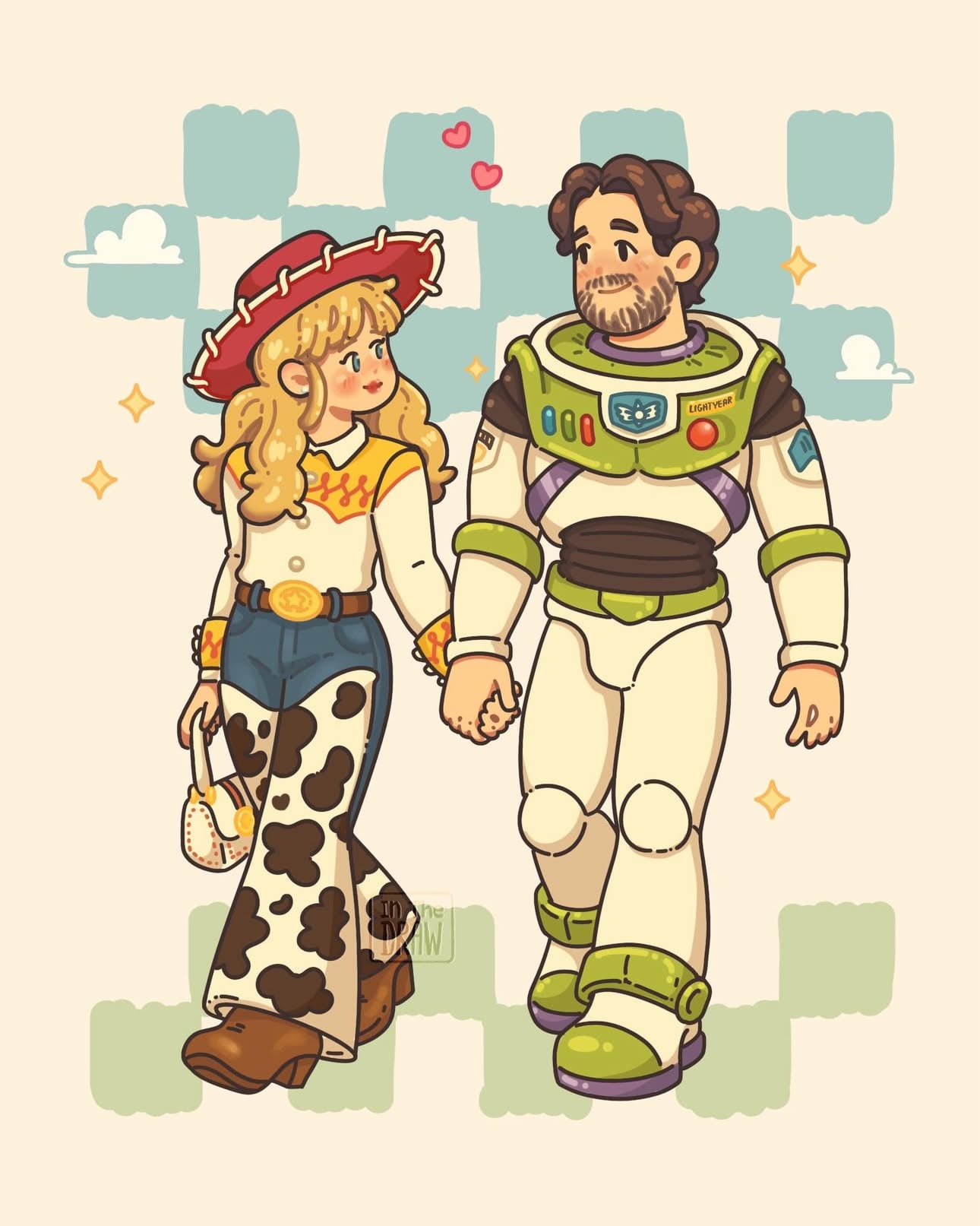 Tay Story 🤠✨🚀
Couldn’t resist turning them into Jessie & Buzz! ☁️ 

#toystory #taylorswift #fanart