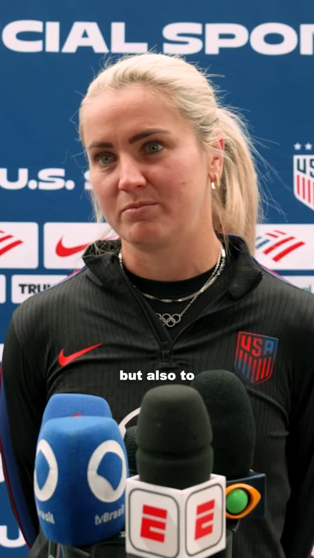Being able to play Brazil in Brazil is super important 🤝 by @uswnt
