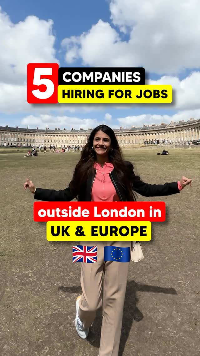Comment LINKS below and I’ll send you the job links👇Looking beyond London? These companies are hiring across the UK and Europe right now:🇬🇧 Sage Group (Newcastle, UK)Software engineering, product management, solutions architecture, cloud and platform roles.🇩🇪 Personio (Munich, Germany)Full-stack and backend engineering, machine learning, data, product and HR tech roles.🇬🇧 SiemensElectrical, automation, software, energy, infrastructure and project management roles.🇩🇪 ZalandoBackend, full-stack, data, AI and product design roles.🇸🇪 SpotifyBackend engineering, data, machine learning, mobile development and AI roles.✅ Here are the two additional ones:🇳🇱 ASMLSemiconductor, software, mechanical, electrical engineering, physics and R&D roles.🇬🇧 BAE SystemsCyber security, software, aerospace, defence engineering and manufacturing roles.These are some of the companies actively hiring international talent across the UK and Europe in 2026.Follow @leadwithniki for more UK jobs, visa sponsorship opportunities, AI job search tools and career tips![UK jobs, Europe jobs, visa sponsorship jobs, software engineering jobs, graduate jobs UK, international careers, UK hiring, Europe hiring, tech jobs Europe, relocation jobs] by @leadwithniki