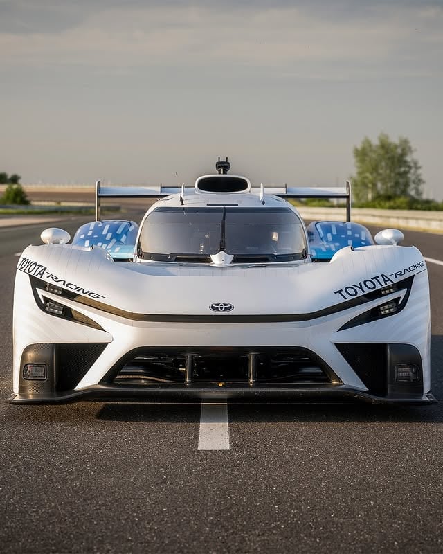 @toyotaracing.wec is bringing hydrogen power to Le Mans ⚡️ Next week at the Circuit de la Sarthe, the liquid hydrogen-fuelled TR LH2 Racing Prototype will make its first public demonstration runs. Based on the GR010 HYBRID Hypercar, it marks the next step in Toyota’s hydrogen journey in motorsport. #WEC #LeMans24 #Toyota by @fiawec_official