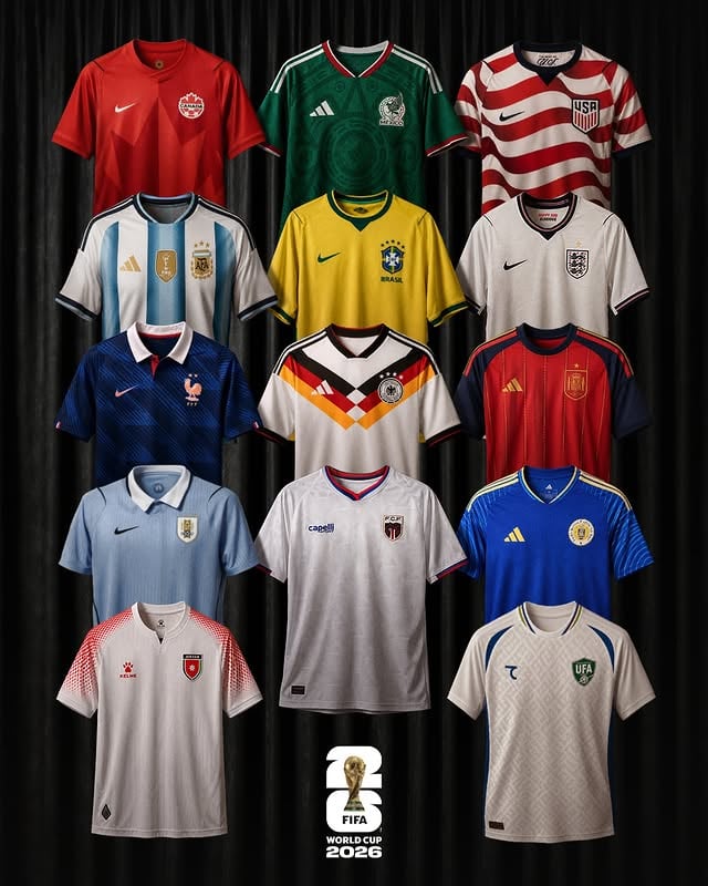 Kit selections are in 👀👕

All previous winners competing at @FIFAWorldCup 2026 will wear their traditional colours for their opening match at this year’s tournament, with this year’s hosts – Canada, Mexico and the United States, also wearing home kits.

A special milestone for this year’s debutants will see Cabo Verde wear all-white against Spain, Curaçao in blue when they go head-to-head with Germany; Jordan will wear white with red trim against Austria; and Uzbekistan – the White Wolves – will live up to that moniker when they challenge Colombia.