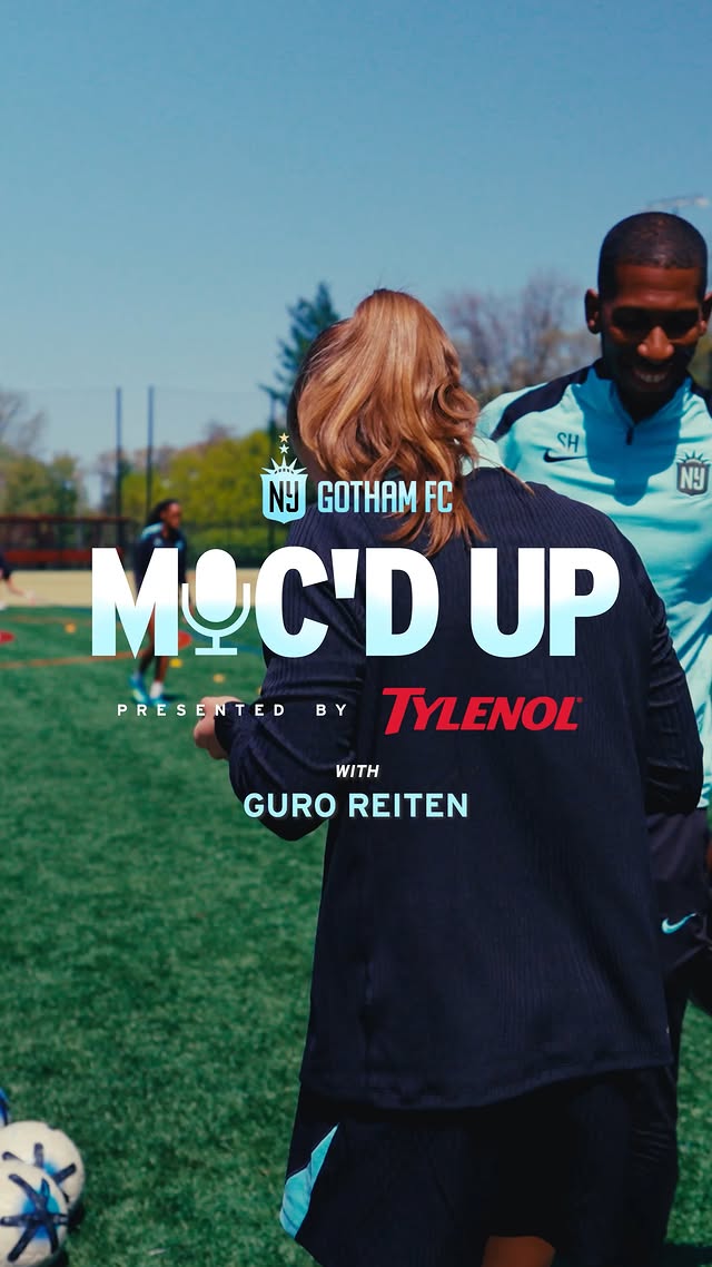 'Who are the ops' and other things during @greiten's first training session with the club 🤪This is #GothamFC Mic'd Up, pres. by @tylenol by @gothamfc