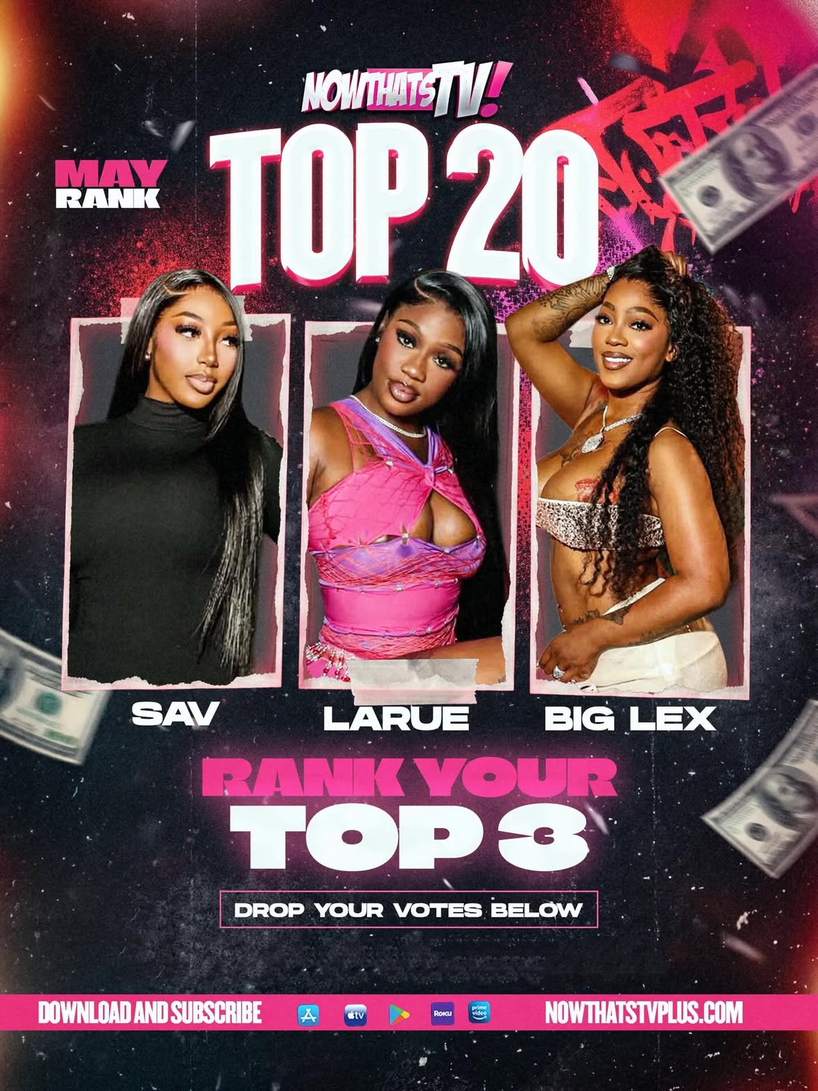 @nowthats_tv Top 20 is HERE! Who deserves the #1 spot? Who’s taking #2 and #3? The fans decide!

Drop your vote in the poll below ⬇️ and let your voice be heard! 🗳️🔥