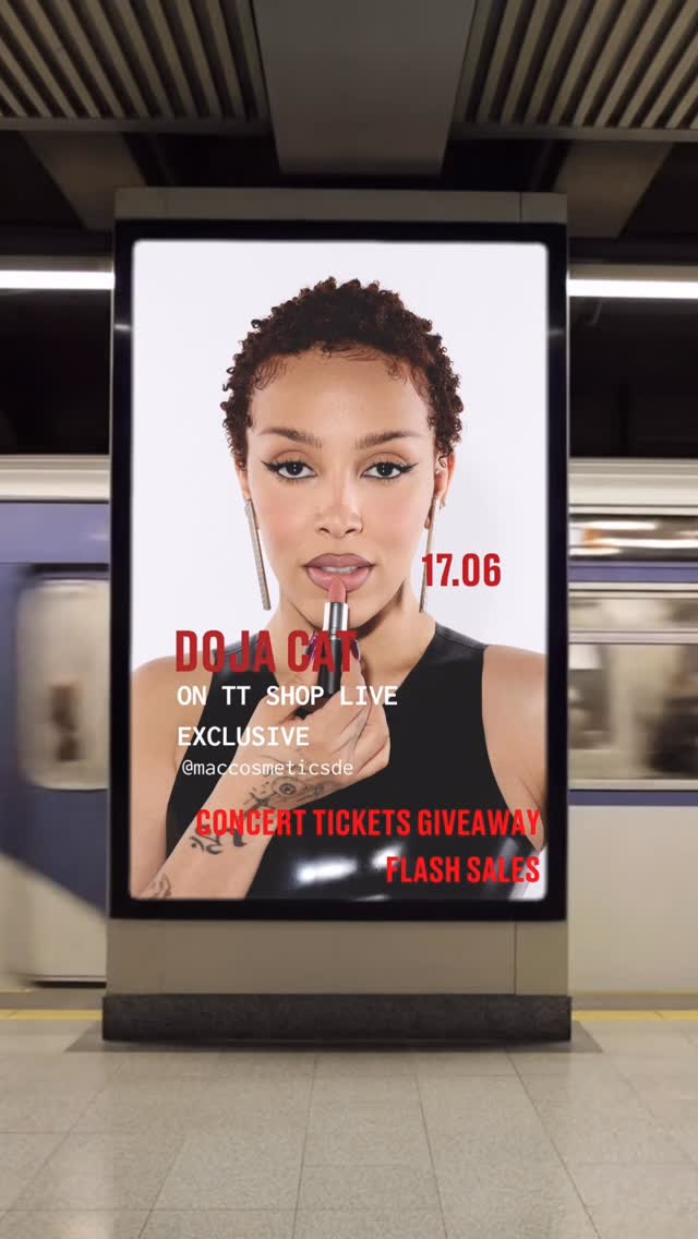 Save the date! @dojacat is taking over @maccosmeticsgermany’s TikTok Shop LIVE on June 17. by @dojahqs