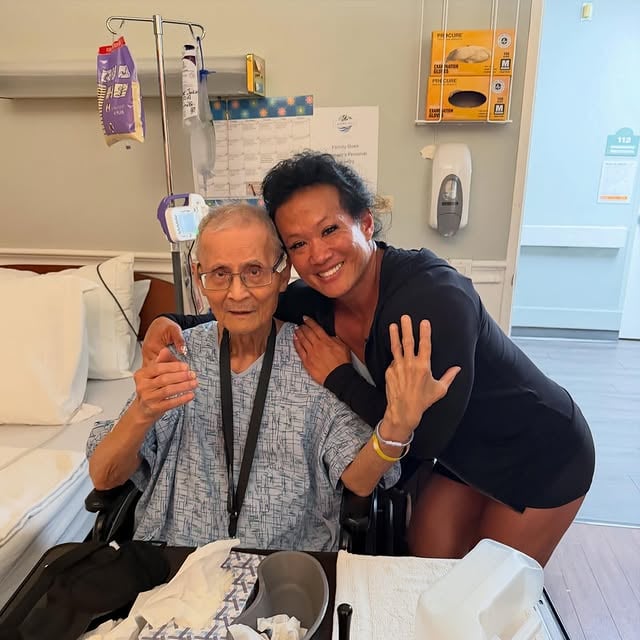 I asked my dad if I could post this picture of us but I had no idea it would be our last. Tuesday I got a text during my back day that he was unresponsive and I flew to the rehab center but he had already passed. My dad, my mentor, my forever coach, was gone. 

You may not know from this but my dad was a beast and the person who made me who I am as an athlete. He was a distance runner and every day, ran after work while my sister and I rode our bikes behind him. Never missed a day, ever. He was obsessed to a fault and when he could no longer run, pushed his steps to 20-25k steps at 80 years old. I see a lot of myself in his work ethic and can say for certain he made it to the finish line with strengtb and dignity. __________________________________________________#flexfriday #rip #daddydaughter #imissyou #inspo  #fitness #ifbb #ifbbpro #bodybuilding #physique #fitspo #bodybuilder #girlswithmuscle #fbb #ifbbproleague #womensbodybuilding