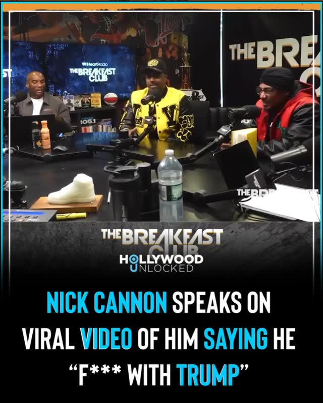 #NickCannon clears the air about his comments on #Trump. 📸: @breakfastclubam