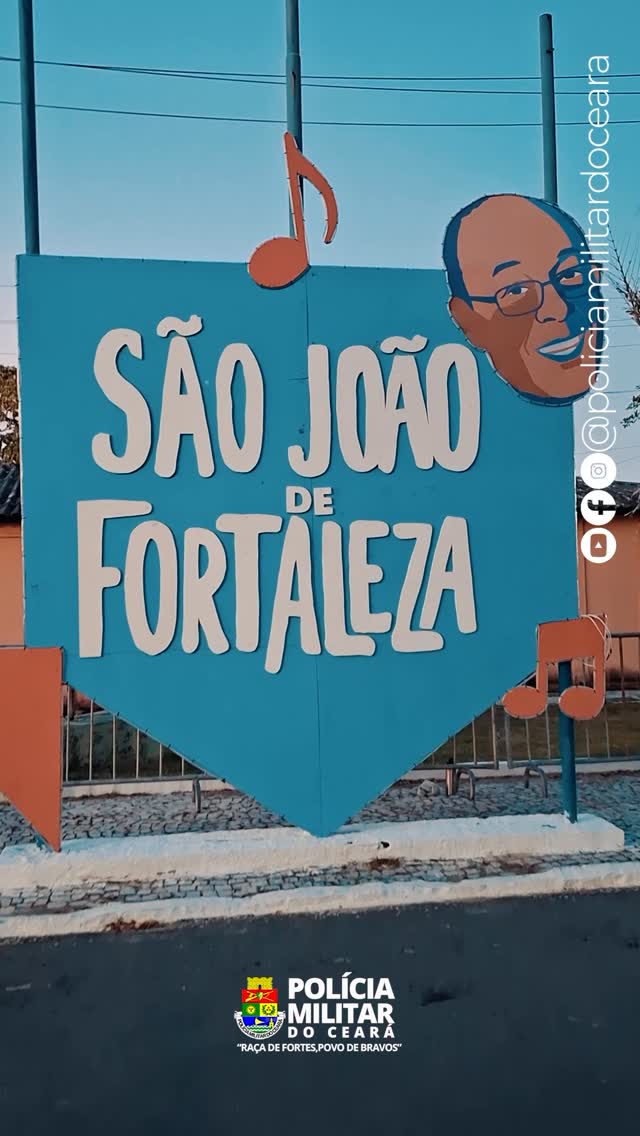A Polícia Militar do Ceará marca presença em mais uma edição do São João de Fortaleza, garantindo segurança, tranquilidade e apoio aos milhares de forrozeiros que participam de uma das maiores festas populares do nosso Estado.Com policiamento reforçado, ações preventivas e o compromisso de servir e proteger, a PMCE trabalha para que a população possa aproveitar cada momento com alegria e segurança.💙 Desejamos um excelente São João a todos!#PMCE #SãoJoãoDeFortaleza #SegurançaPública #PolíciaMilitar #Ceará ServirEProteger by @policiamilitardoceara