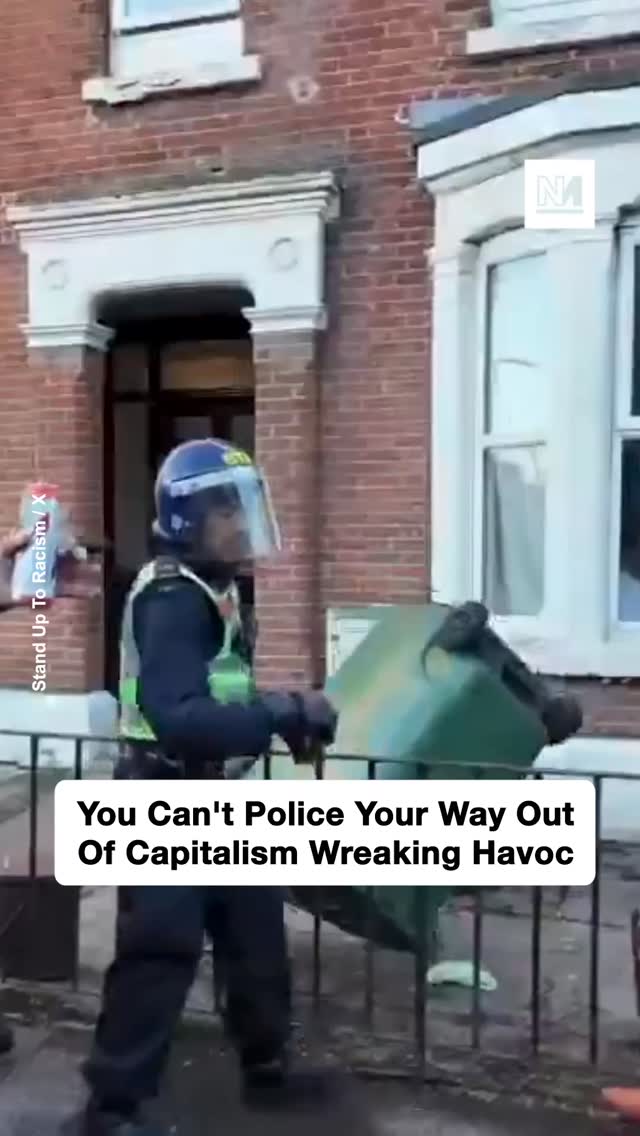 The key driver of “social disorder [and] violent crime in particular is inequality.”

After the rioting in Southampton, investigative journalist Paul Holden argues on Novara Live that police forces are having to deal with “a social fabric that is in serious strain after 40 years of Thatcherism.”

Meanwhile, the political right is extremely skilful at creating narratives of “white grievance” out of isolated incidents, in order to serve “the most extractive forms of capitalism”.