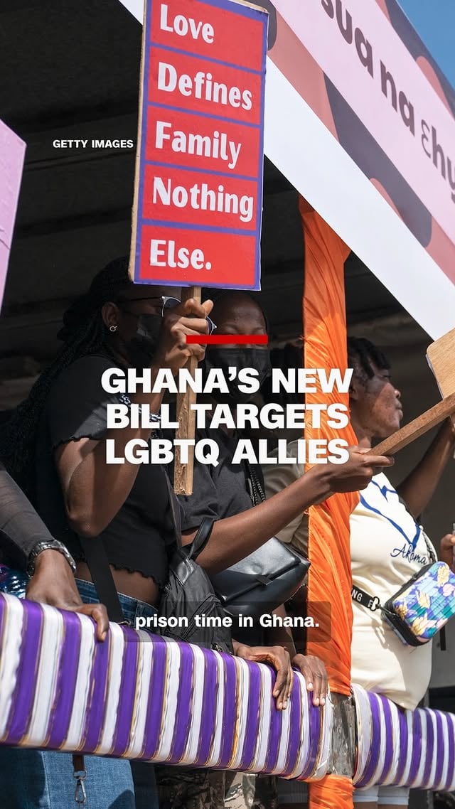 Ghana's parliament passed a bill imposing prison time on people accused of supporting LGBTQ rights even if they aren't LGBTQ themselves.

CNN's Ben Hunte breaks down the controversial legislation.
