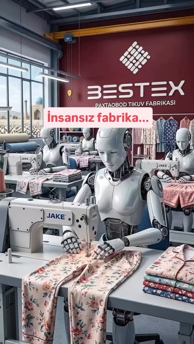 İnsansız fabrika...