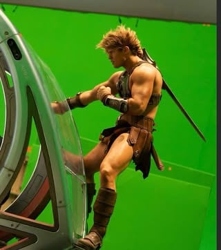 Masters of the Universe is out in theatres EVERYWHERE! 

Barely took any photos but here’s some BTS from our movie 🗡️⚡️💀