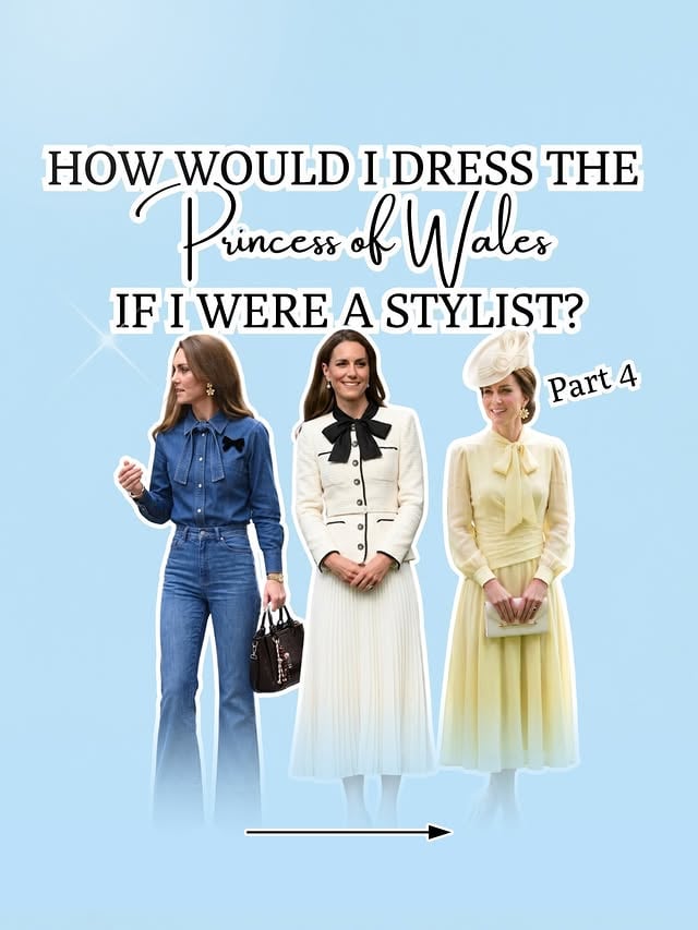 If I were Catherine’s stylist for a day… 👑✨

For Part 4, I wanted to stay true to the Princess of Wales’ signature elegance while adding a few fresh pieces I could genuinely see her wearing.

From elevated denim for a casual engagement, to timeless monochrome tailoring, to a soft butter-yellow look that feels made for a spring royal event — these are all outfits I think would fit seamlessly into Catherine’s wardrobe. 🤍

And before anyone asks… yes, one of my previous outfit suggestions actually became reality. 😭👀

Which look feels the most Princess of Wales to you?

1️⃣ Denim
2️⃣ White & Black
3️⃣ Butter Yellow

AI-generated styling concepts using real fashion pieces.

#PrincessCatherine #PrincessOfWales #KateMiddleton #RoyalFashion #FashionInspiration