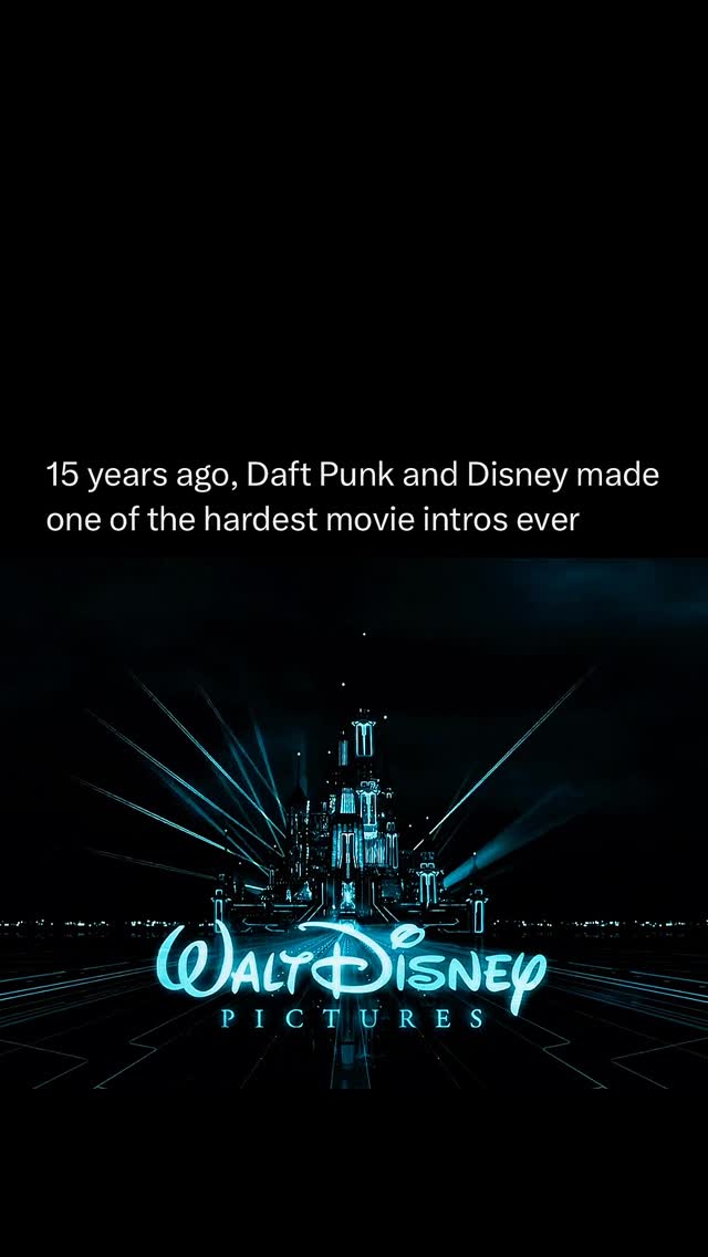 Daft Punk made a Disney intro feel like stepping into the future

The opening of Tron: Legacy instantly pulls you into the Grid, transforming the classic Disney castle into a glowing digital world of neon lines, cold geometry, and futuristic tension.

Scored by Daft Punk’s “End of Line,” the intro set the tone for a soundtrack that fused orchestral film scoring with heavy synth-driven electronic music, creating one of the most iconic EDM crossovers in movie history.