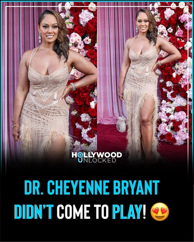 #DrCheyenneBryant popped all the way out at the #HollywoodUnlockedImpactAwards. #Socialites, are ya’ll still team #Cheyenne? 😍😍📸: Getty Images