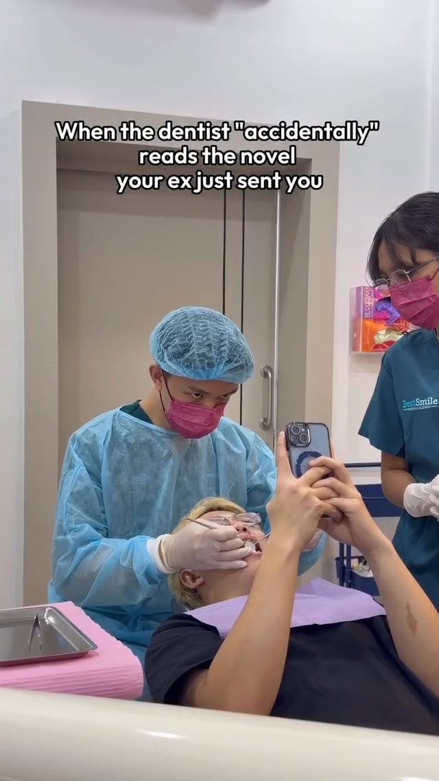 Lowering the seat for a better view. #Repost @ourbestsmileDisclaimer: No copyright infringement intended⁠All rights and credits reserved to respective owner⁠DM allheartscrubs for credits/removal⁠ .#dentist #healthcareprofessionals #medical #medicalapparel #allheart #allheartscrubs #scrubs #scrublife #scrubstyle #medicalmemes #dentistryhumor #dentistlife #dentistsofig #funny by @allheartscrubs