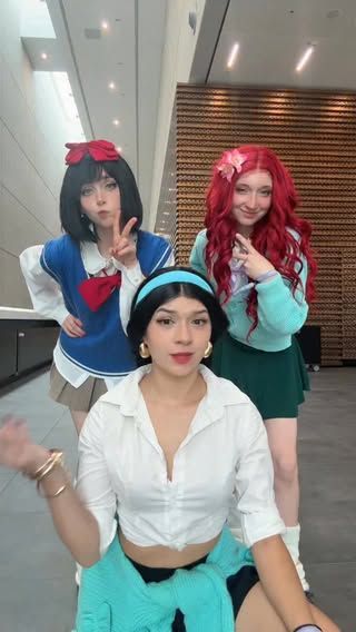 I miss these cuties :( #disney #disneyprincess #cosplay #dance by @sususcosplays